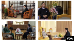 VOA မြန်မာဌာနမှူး ဦသန်းလွင်ထွန်း နိုင်ငံခေါင်းဆောင်ကြီးများကို တွေ့ဆုံမေးမြန်း