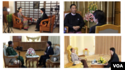 VOA ျမန္မာဌာနမွဴး ဦသန္းလြင္ထြန္း ႏုိင္ငံေခါင္းေဆာင္ႀကီးမ်ားကို ေတြ႔ဆံုေမးျမန္း