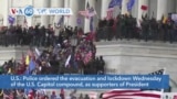 VOA60 World - US Capitol on Lockdown as Trump Protesters Breach Congress