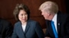  မှတ်တမ်းဓာတ်ပုံ ပို့ဆောင်ဆက်သွယ်ရေးဝန်ကြီး Elaine Chao နဲ့ သမ္မတ Donald Trump တို့ ၂၀၁၇ ဂျ ွန်လ ၉ ရက်နေ့တွေ့ဆုံစဉ် 