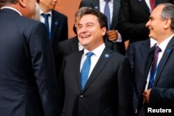 Sabiq baş nazir müavini Ali Babacan G-20 maliyyə nazirlərinin görüşündə. Vaşinqton, ABŞ 10 oktyabr, 2014.