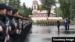 Svečano postrojavanje Jedinice žandarmerije MUP-a RS (Fotografija preuzeta sa MUP-a RS)