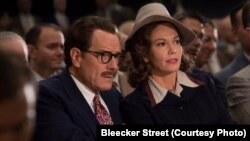 FILE - A scene from the movie, "Trumbo," with Bryan Cranston as Dalton Trumbo and Diane Lane as Cleo Trumbo. 