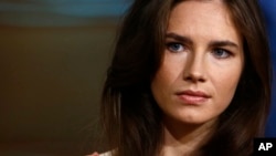 Amanda Knox during an interview on the 'Today' show in New York, Sept. 20, 2013. 