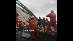 福建泉州坍塌酒店救出一名男子 被困69小时还活着