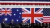 FILE - U.S. President Joe Biden, Australian Prime Minister Anthony Albanese and British Prime Minister Rishi Sunak deliver remarks on the Australia - United Kingdom - U.S. (AUKUS) partnership,in San Diego, California March 13, 2023. 