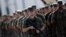 Brazilian army forces soldiers are pictured as they arrive at the Rio de Janeiro Air base to provide security during the Rio 2016 Olympic Games in Rio de Janeiro, Brazil, July 15, 2016. 