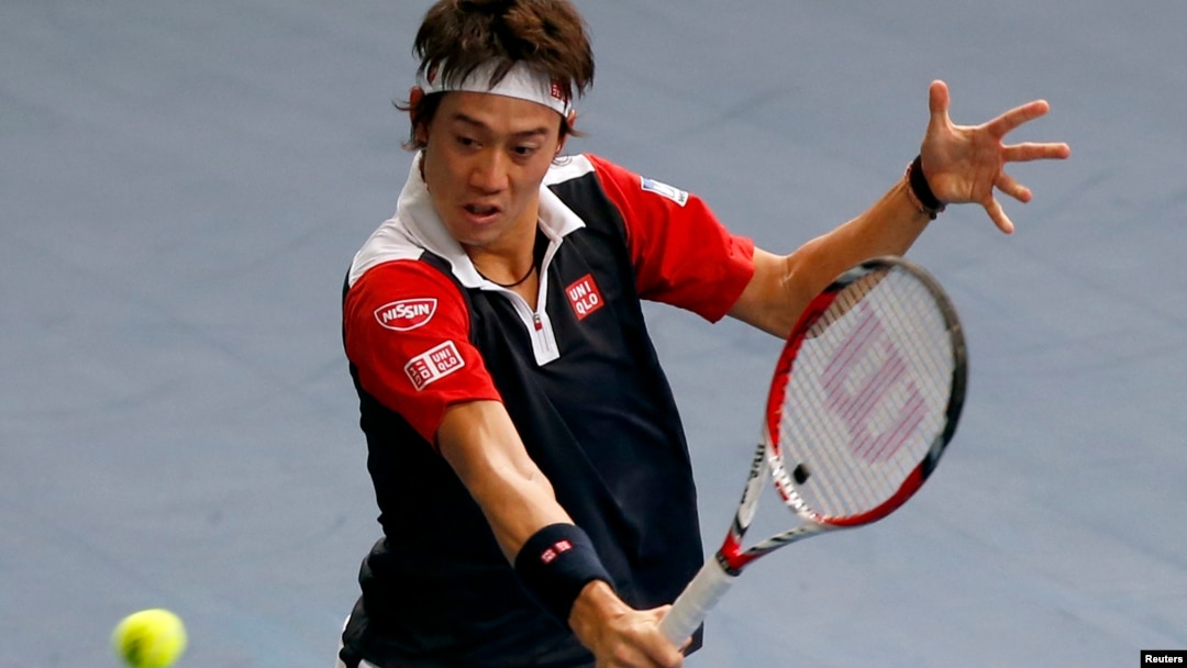 Petenis Jepang, Kei Nishikori memasang target untuk masuk peringkat 10 besar dunia tahun depan (foto: dok). 
