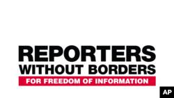 Logo de Reporters sans frontières.