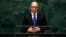 Прем’єр-міністр України Арсеній Яценюк виступає на засіданні Генасамблеї ООН у Нью-Йорку