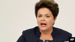 Presiden Brazil Dilma Rousseff mengumumkan serangkaian langkah anti-korupsi besar-besaran hari Rabu (18/3).