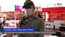 Capitán Juan Sebastián Pérez Vargas, jefe del Grupo de Protección al Turismo y Patrimonio Nacional de la Policía Metropolitana d