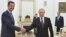 Владимир Путин и Серджо Маттарелла