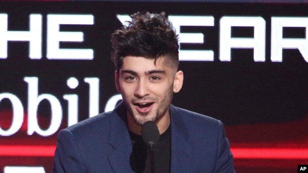 Zayn Malik en los American Music Awards 2016.