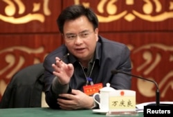 2014年2月18日，中共广州市委书记万庆良在会上讲话