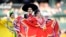 Part of a Mexican dance troupe perform on the field pregame before a baseball game between the Detroit Tigers and the Baltimore Orioles, Michigan, Sept. 14, 2024, in Detroit. The Tigers organization held many activities as part of recognizing Hispanic Heritage Month.