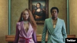 beyonce and jayz louvre
