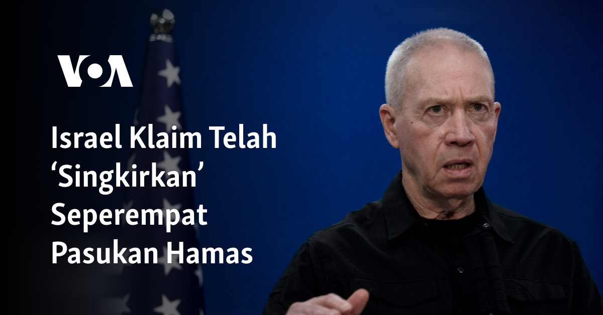 Israel Klaim Telah ‘Singkirkan’ Seperempat Pasukan Hamas - Inibadah.com