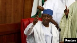 Sabon Shugaban Majalisar Dattawa Bukola Saraki