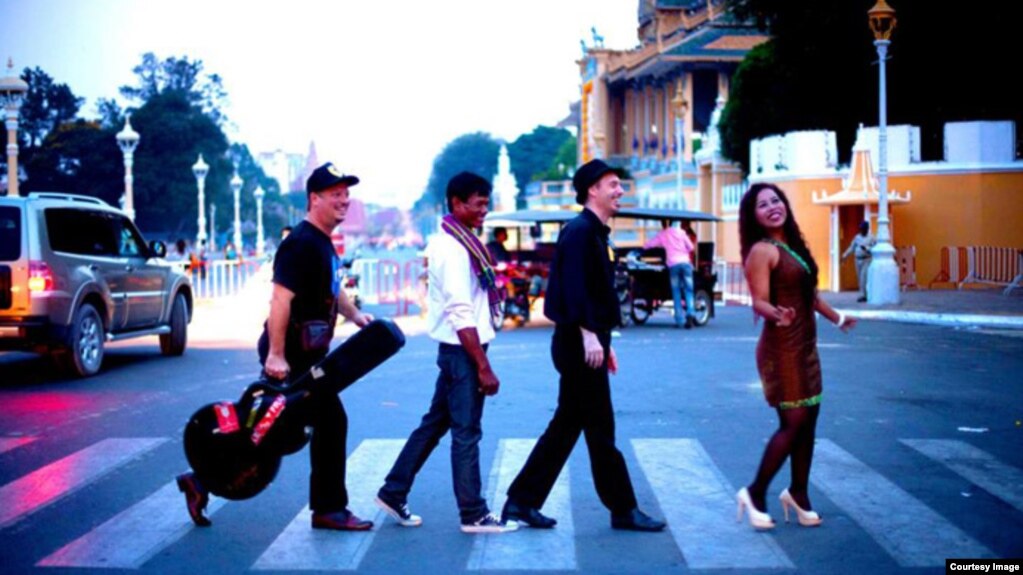 The Cambodian Space Project rock'n'roll band was invited to perform for the first time in the United States, at the Kennedy Center, in Washington DC, on September 12, 2017. (Courtesy photo of the Cambodian Space Project)