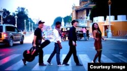 The Cambodian Space Project rock'n'roll band was invited to perform for the first time in the United States, at the Kennedy Center, in Washington DC, on September 12, 2017. (Courtesy photo of the Cambodian Space Project)