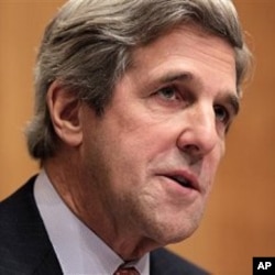Senate Foreign Relations Committee Chairman Sen. John Kerry, D-Mass., makes a statement on Capitol Hill in Washington (File Photo)