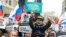 На акции протеста в Москве 10 августа 2019 г.