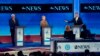美国总统大选民主党辩论聚焦经济与反恐