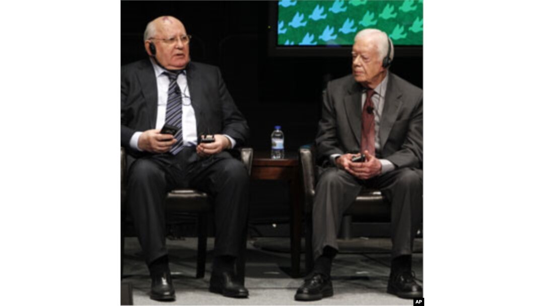 Nobel mukofoti sovrindorlari, Sovet Ittifoqi sobiq rahbari Mixail Gorbachev va Amerika sobiq prezidenti Jimmi Karter