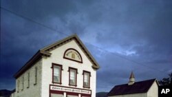 That’s the beehive symbol above the door of what was once the Mormon community’s Mercantile Co-Operative Association store in little Ephraim, Utah. 