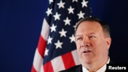 El secretario de Estado, Mike Pompeo, pronunció un discurso sobre América Latina el lunes 2 de diciembre de 2019.