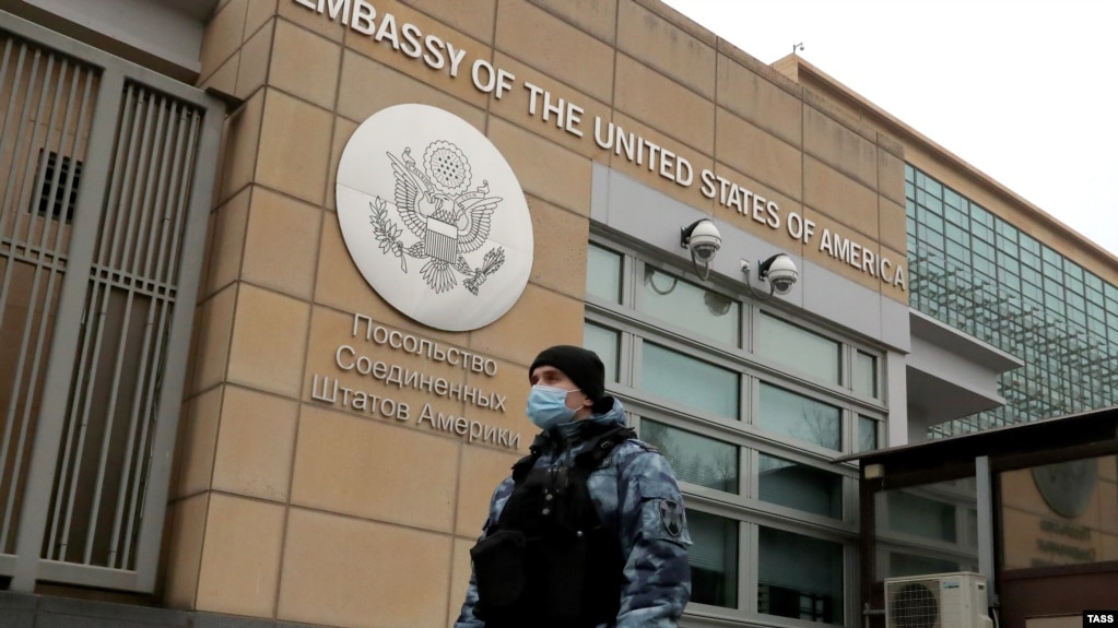 US Embassy in Moscow(photo:VOA)