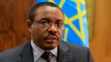Ethiopian Prime Minister Hailemariam Desalegn speaks during an interview with Reuters inside his office in the capital Addis Ababa, October 10, 2013. 