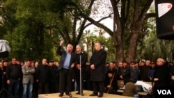 Anti-government demonstration, Abkhazia. (File)