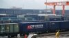 資料照片：中國重慶發往德國杜伊斯堡的中歐貨運班列。 (2019年3月30日)
