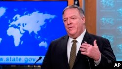 El secretario de Estado de EE.UU., Mike Pompeo, dice que naciones amantes de la paz deben rechazar capacidad de misiles de Irán.