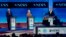 Senders, Klinton i O'Meli tokom sinoćnje debate u Mančesteru, u državi Nju Hempšir