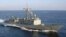 In this image provided by the U.S. Navy, the guided missile frigate USS Nicholas steams through the Atlantic Ocean, 7 May 2006 (file photo)