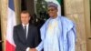 Buhari Da Shugaban Faransa Emmanuel Macron a Fadar Shugaban Kasa