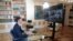 Spanish Prime Minister Pedro Sanchez holds a videoconference with some of his ministers over the coronavirus outbreak, at the Moncloa Palace in Madrid, March 13, 2020. 