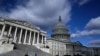 Gedung Capitol yang juga kantor Kongres Amerika Serikat terekam saat cuaca mendung di Washington, 14 Februari 2024. (Foto: Jose Louis Magama/AP Photo)