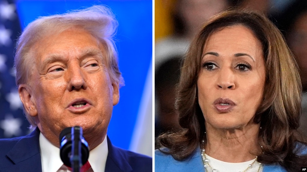 Ứng viên Donald Trump và Kamala Harris.