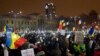 Thousands Protest in Romania, Brave Frigid Temperatures