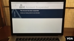 The website of the Indian affiliate of Cambridge Analytica, Ovleno Business Intelligence (OBI), was taken down as a row erupted between the country’s two major political parties over using its services. (A. Pasricha/VOA)