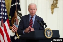 U.S. President Joe Biden delivers remarks at the White House in Washington, August 3, 2021.