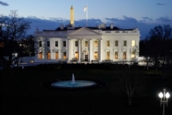 미국 워싱턴의 백악관.