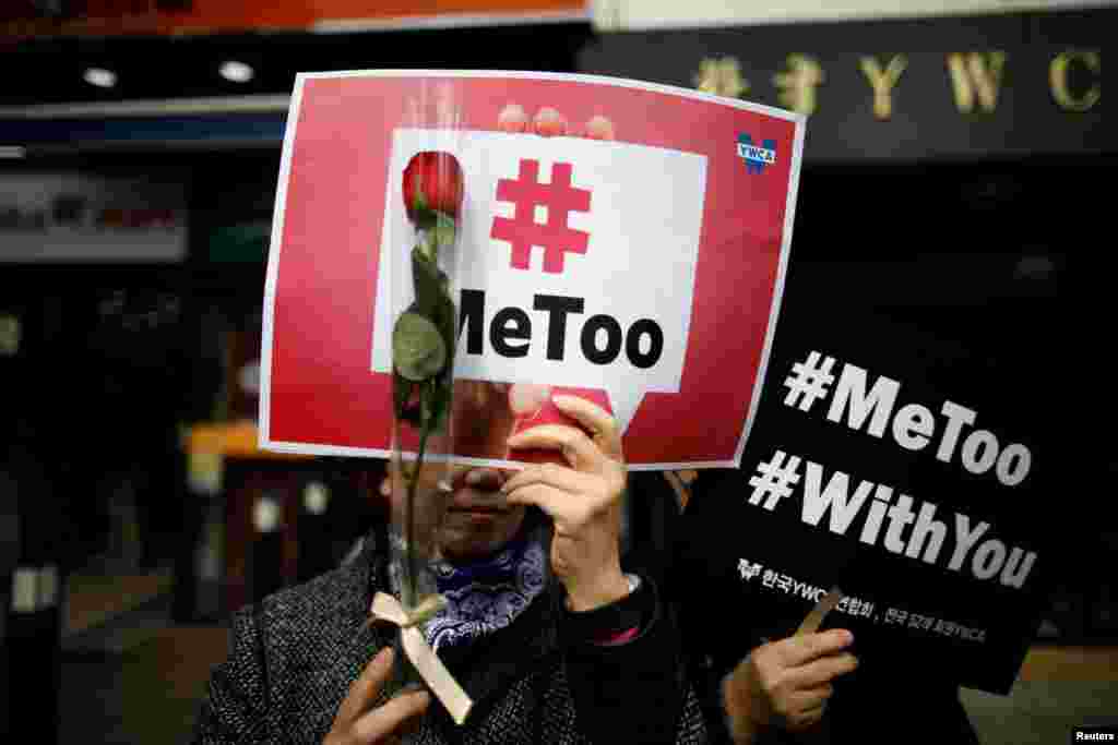 #MeToo movement on International Women's Day in Seoul