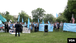 Uyghur protest in DC