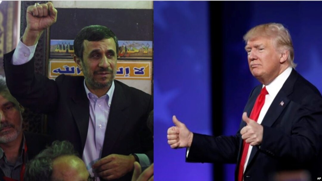 ahmadinejad and trump