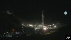 شوێنی کانی سان خوزێ ئه‌وه‌ی 33 کرێـکار تیایدا گیریان خواردووه‌، شه‌وی دووشه‌ممه‌ 11 ی 2010